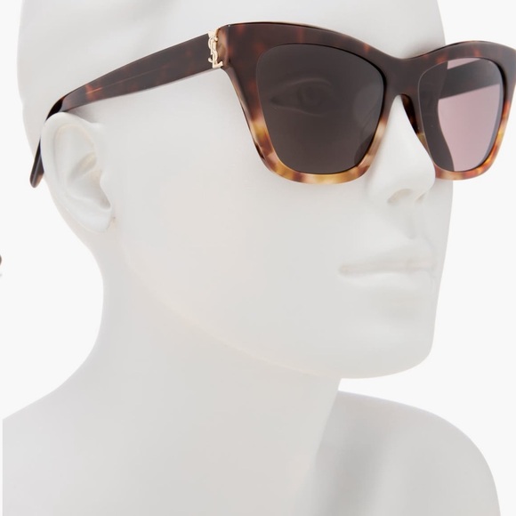 Tortoise Shell Cat-Eye Sunglasses - Picture 3 of 4